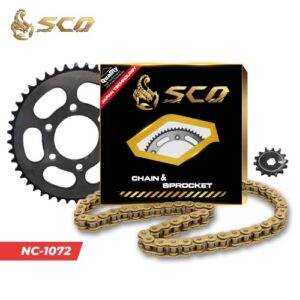 KIT DE ARRASTRE BAJAJ CT125 6 HUECOS 428Hx124 14X44